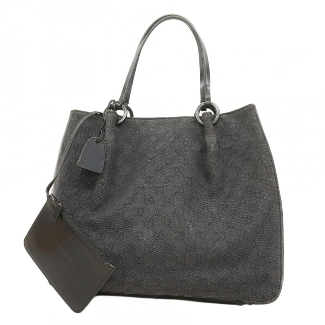 Gucci Tote Bag 101920 Denim Black Women's: --- Catalog ---Category: SizeSize (HxWxD): 30cm x 35cm x 10cm / 11.81'' x 13.77'' x 3.93''Category: DesignType: Tote bagColor: BlackGender: WomenMaterial: Denim Hardware Color: SilverCategory: General