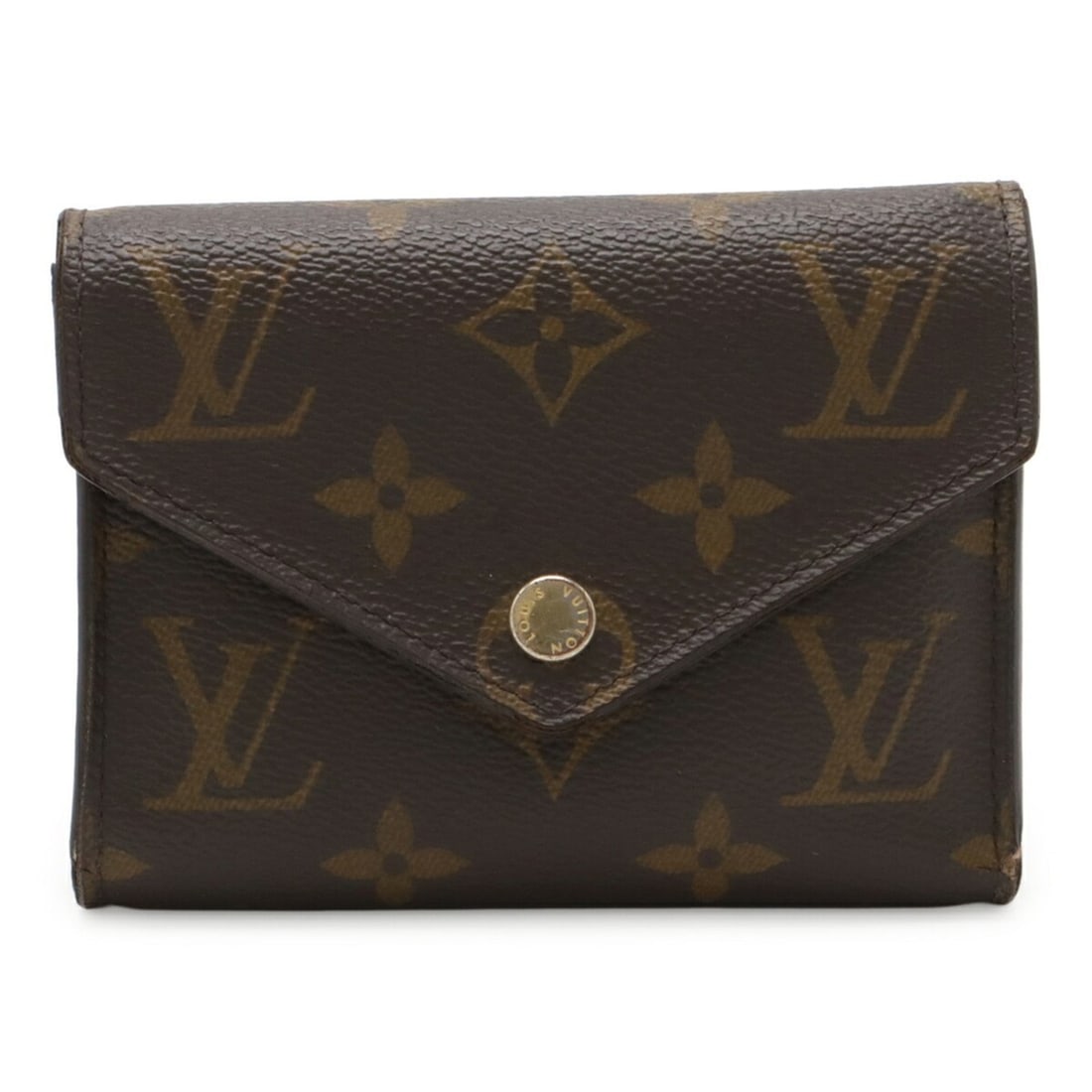LOUIS VUITTON Louis Vuitton Monogram Portefeuille Victorine Tri-fold Wallet M62472: --- Catalog ---Category: SizeSize (HxWxD): 9.5cm x 12cm / 3.74'' x 4.72''Category: DesignType: Wallet (tri-fold)Color: Brown, MonogramGender: WomenMaterial: Monogram , Canvas , PVC , Coated canvas Cat
