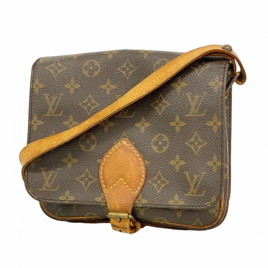 Louis Vuitton Monogram Cartouchiere MM Shoulder Bag M51253 Brown Women's: --- Catalog ---Category: SizeSize (HxWxD): 20cm x 21cm x 7cm / 7.87'' x 8.26'' x 2.75''Category: DesignType: Shoulder bagColor: BrownGender: WomenCategory: GeneralMPN: M51253Brand: Louis Vuitton--- It