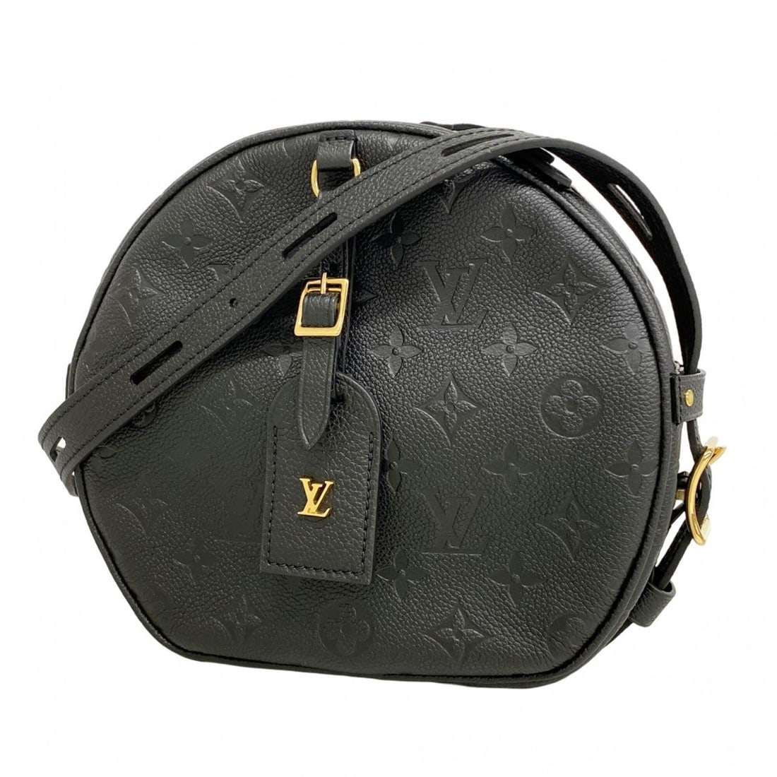 Louis Vuitton Monogram Empreinte Boite Chapeau Souple MM Shoulder Bag M45649 Noir (Women's): --- Catalog ---Category: SizeSize (HxWxD): 20cm x 22.5cm x 8cm / 7.87'' x 8.85'' x 3.14''Category: DesignType: Shoulder bagColor: NoirGender: WomenCategory: GeneralMPN: M45649Brand: Louis Vuitton--- I