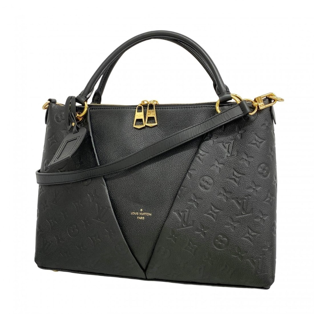 Louis Vuitton Monogram Empreinte V Tote MM Handbag M44421 Noir 2-way bag for women: --- Catalog ---Category: SizeSize (HxWxD): 26.5cm x 34.5cm x 12cm / 10.43'' x 13.58'' x 4.72''Category: DesignType: HandbagColor: NoirGender: WomenCategory: GeneralMPN: M44421Brand: Louis Vuitton--- I