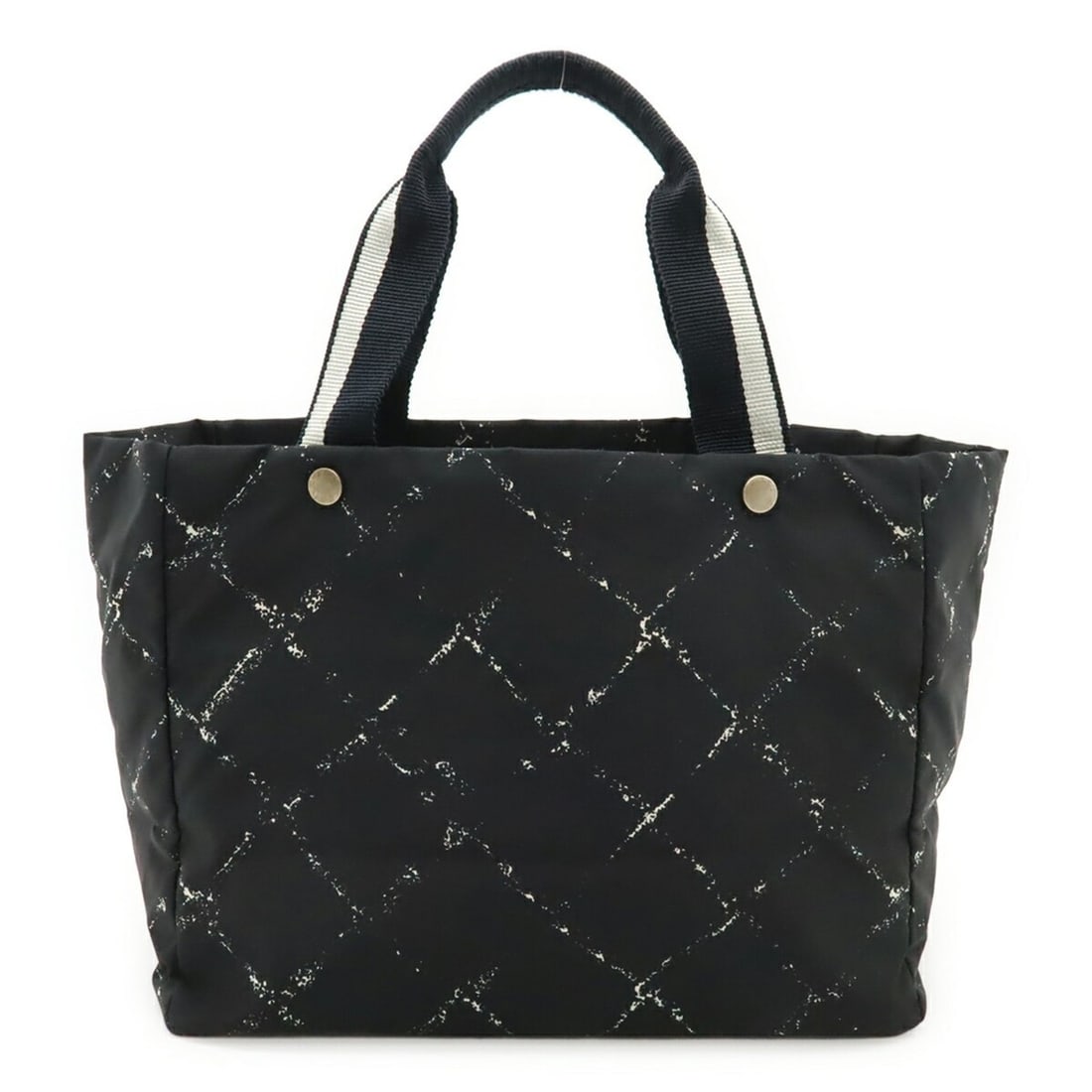 CHANEL (Chanel) Old Travel Line Tote Bag/Shoulder Bag, Nylon, Black/Red, A11833: --- Catalog ---Category: SizeSize (HxWxD): 27cm x 34cm x 14.5cm / 10.62'' x 13.38'' x 5.7''Category: DesignType: Shoulder bag, Tote bagColor: Black, Red colorGender: Women,MenMaterial: Nylon Category: