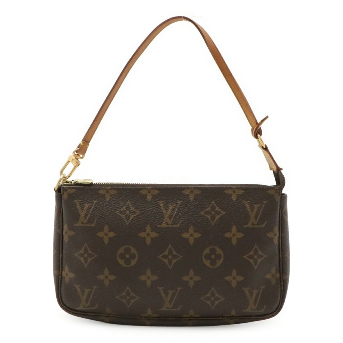 LOUIS VUITTON Louis Vuitton Monogram Pochette Accessoires Handbag Pouch - Bag M51980: --- Catalog ---Category: SizeSize (HxWxD): 13cm x 21.5cm x 4cm / 5.11'' x 8.46'' x 1.57''Category: DesignType: Handbag, Pochette, PouchColor: BrownGender: Women,MenMaterial: Monogram , Canvas Category