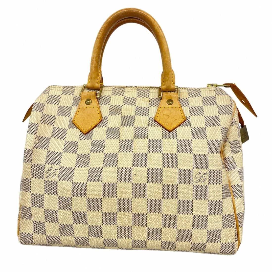 Louis Vuitton Damier Azur Speedy 25 Handbag N41534 White Women's (1 of 15)