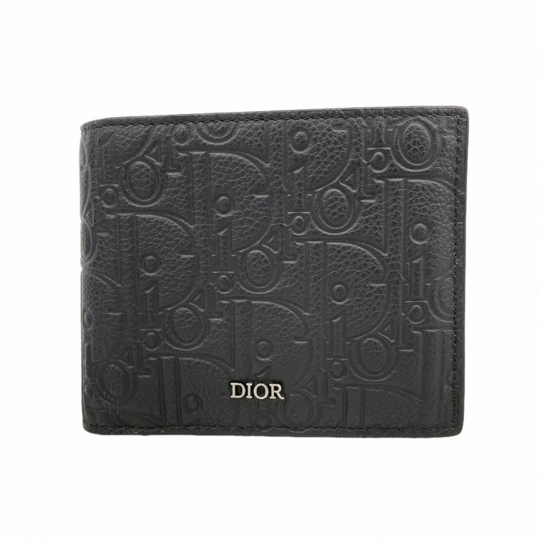 Christian Dior Leather Wallet, Black, Men's: --- Catalog ---Category: SizeSize (HxWxD): 9.5cm x 11.5cm x 2cm / 3.74'' x 4.52'' x 0.78''Category: DesignType: Wallet (bi-fold)Color: BlackGender: MenMaterial: Leather Category: GeneralBrand: Christi