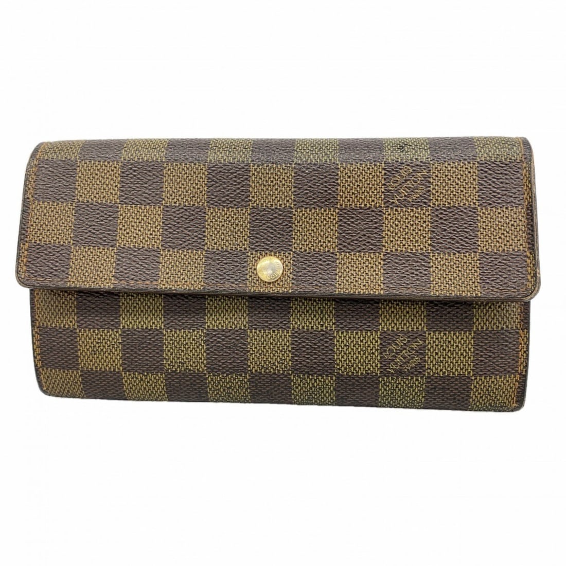 Louis Vuitton Damier Portefeuille Sarah Long Wallet N61734 Ebene Women's: --- Catalog ---Category: SizeSize (HxWxD): 10.5cm x 18.5cm x 2.5cm / 4.13'' x 7.28'' x 0.98''Category: DesignType: Long wallet (bi-fold)Color: EbeneGender: WomenCategory: GeneralMPN: N61734Brand: Loui