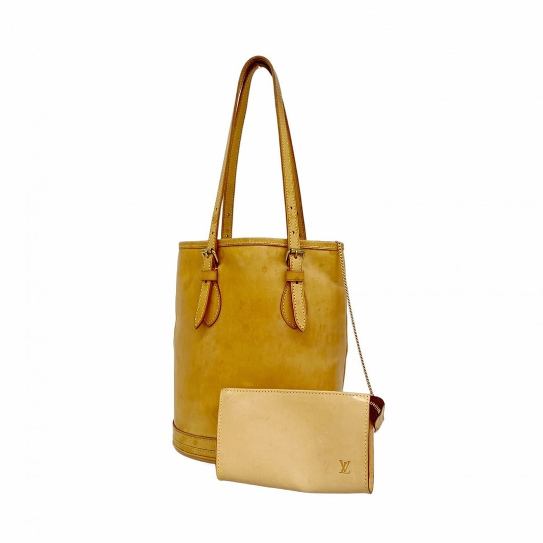 Louis Vuitton Nomade 20th Anniversary Bucket PM Tote Bag M85001 Natural (Women's): --- Catalog ---Category: SizeSize (HxWxD): 27cm x 22.5cm x 16cm / 10.62'' x 8.85'' x 6.29''Category: DesignType: Tote bagColor: NaturalGender: WomenCategory: GeneralMPN: M85001Brand: Louis Vuitton--- 