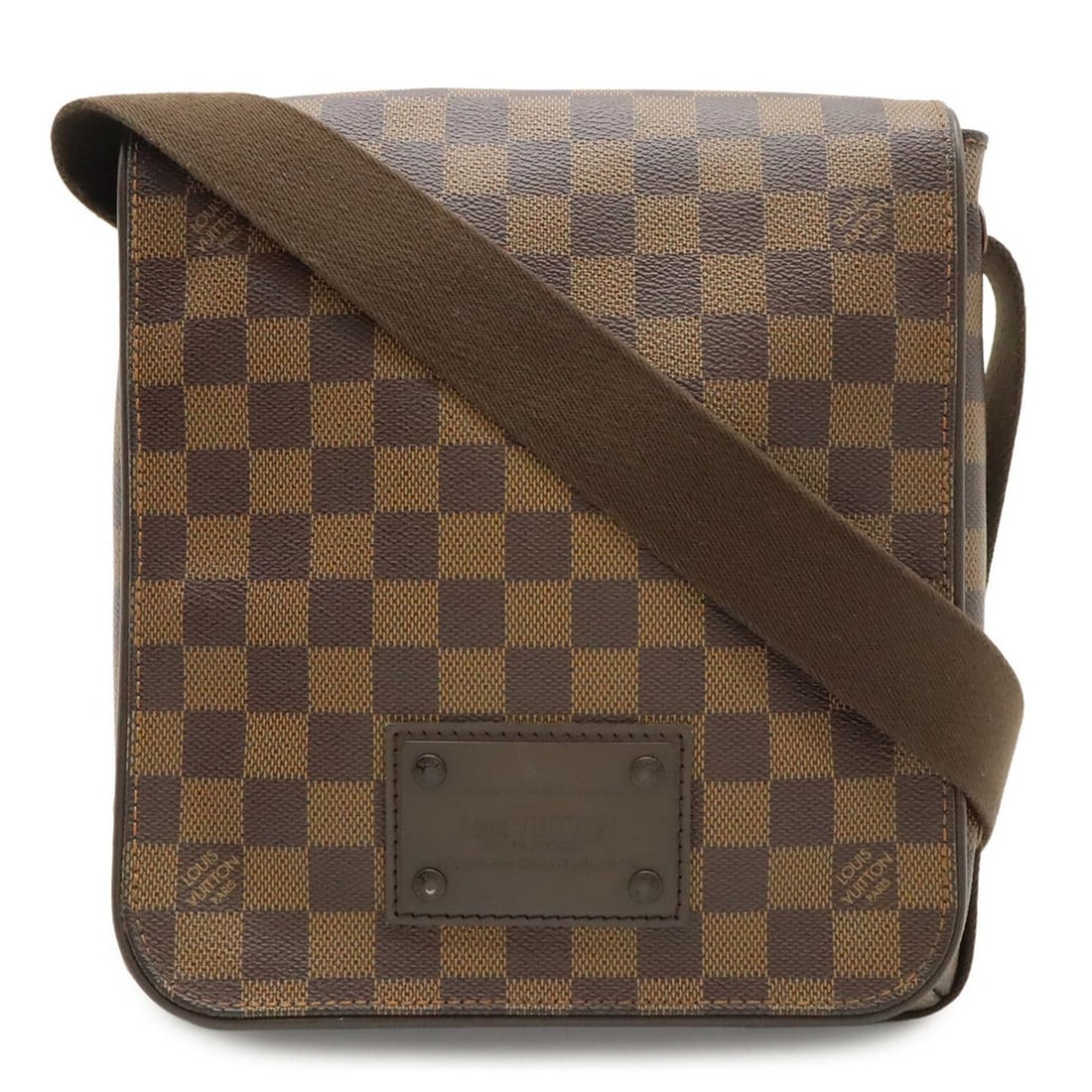 LOUIS VUITTON Damier Brooklyn PM Shoulder Bag N51210: --- Catalog ---Category: SizeSize (HxWxD): 26cm x 22cm x 8cm / 10.23'' x 8.66'' x 3.14''Category: DesignType: Shoulder bagColor: Brown, Damier CanvasGender: Men,WomenMaterial: PVC , Coated canvas , Da