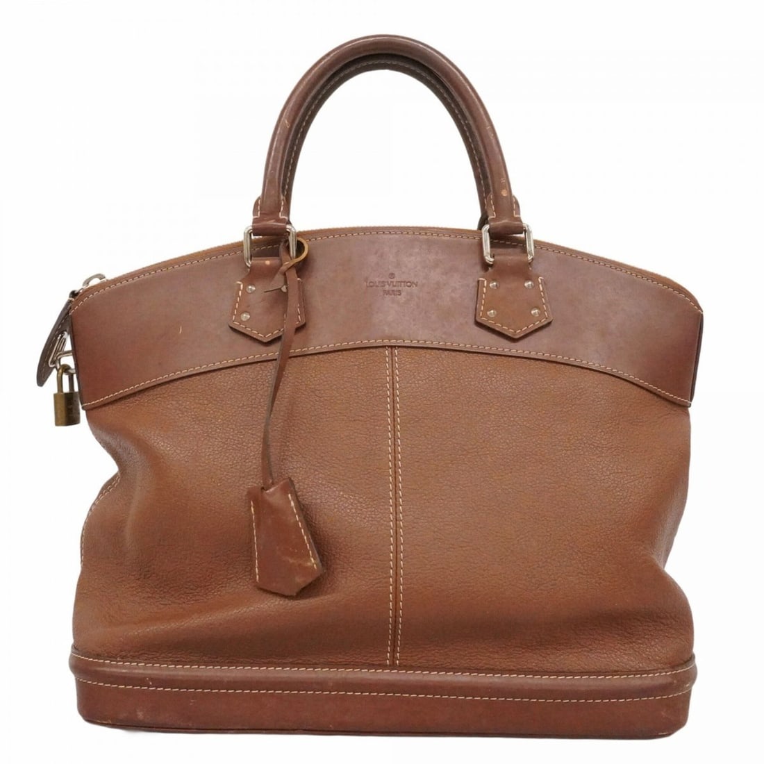 Louis Vuitton Suhali Lockit MM Handbag M91876 Sienne Women's (1 of 15)