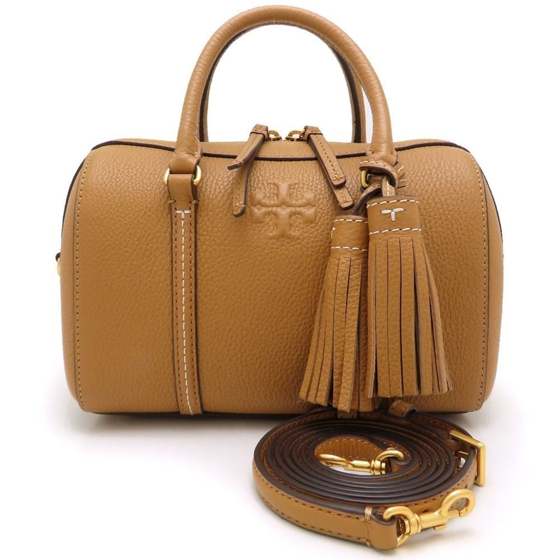 Tory Burch Thea Mini Satchel 146449-221 Handbag Leather Tiramisu Outlet Women's 353237: --- Catalog ---Category: SizeSize (HxWxD): 14cm x 21cm x 12cm / 5.51'' x 8.26'' x 4.72''Strap Length: 127cm - 142cm / 49.99'' - 55.9''Category: DesignType: HandbagColor: BrownGender: WomenClosure: Zip