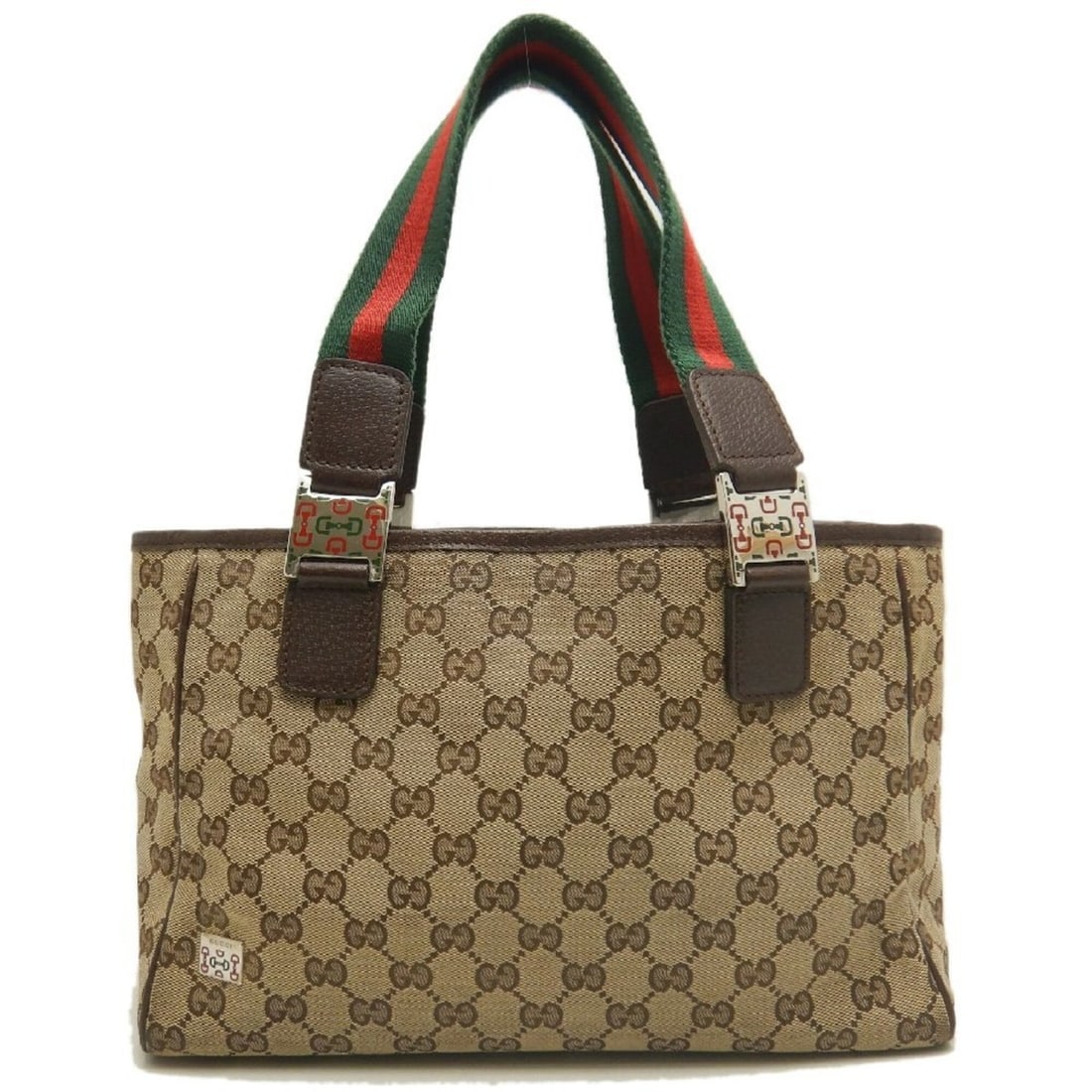 GUCCI Sherry Line 105810 Handbag GG Canvas x Leather Beige Women's 253780: --- Catalog ---Category: SizeSize (HxWxD): 19cm x 30cm x 11cm / 7.48'' x 11.81'' x 4.33''Category: DesignType: HandbagColor: BeigeGender: WomenClosure: OpenMaterial: GG canvas , Leather Hardware Color