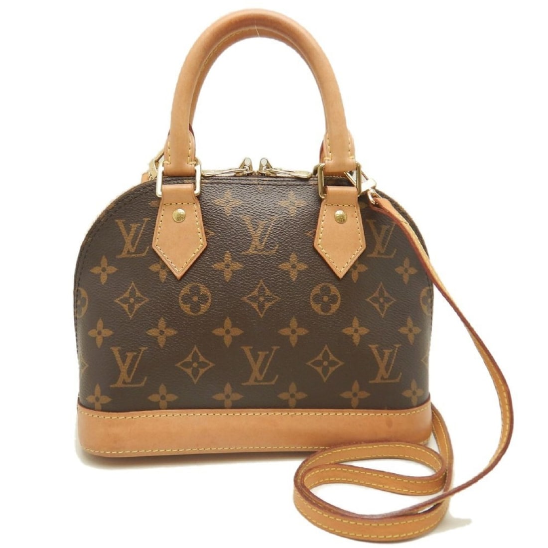 LOUIS VUITTON Monogram Alma BB M53152 Handbag Brown Women's 253804: --- Catalog ---Category: SizeSize (HxWxD): 18cm x 24cm x 12cm / 7.08'' x 9.44'' x 4.72''Category: DesignType: HandbagColor: BrownGender: WomenClosure: ZipperMaterial: Monogram Hardware Color: GoldCate