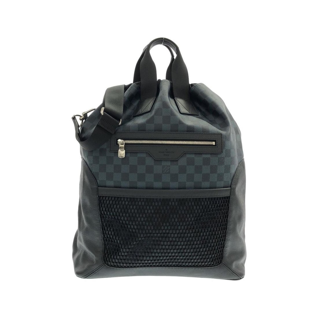 Louis Vuitton Damier Cobalt Matchpoint Hybrid Bag N40013 Backpack: --- Catalog ---Category: SizeSize (HxWxD): 46cm x 37cm x 15cm / 18.11'' x 14.56'' x 5.9''Category: DesignType: BackpackColor: Black, Cobalt, Damier CobaltGender: WomenMaterial: Coated canvas , Leather