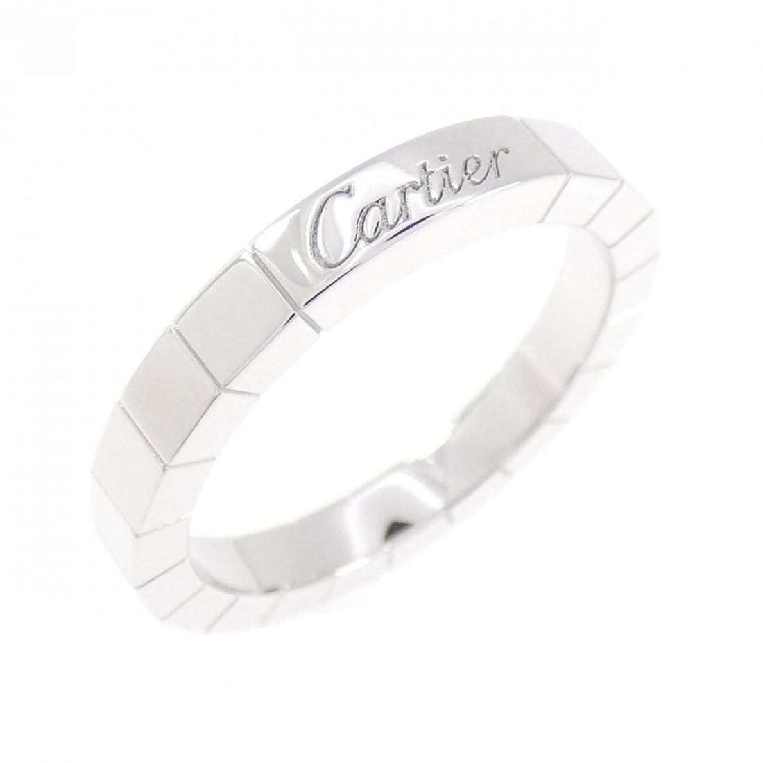 Cartier Lanieres Ring: --- Catalog ---Category: SizeJP Size: 15US Size: 7.5Category: DesignType: Band ringColor: White goldGender: WomenMaterial: White gold (18K)Category: GeneralBrand: Cartier--- Item List ---Section: Cond