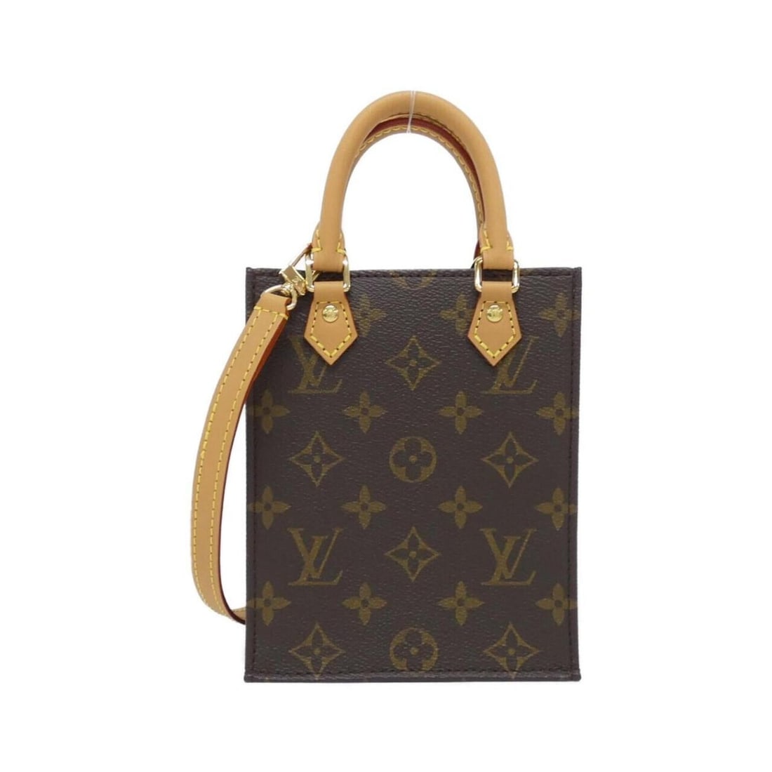 Louis Vuitton Monogram Petite Sac Plat M81295 Handbag: --- Catalog ---Category: SizeSize (HxWxD): 17cm x 14cm x 5cm / 6.69'' x 5.51'' x 1.96''Category: DesignType: HandbagColor: MarronGender: WomenMaterial: Coated canvas Category: GeneralMPN: