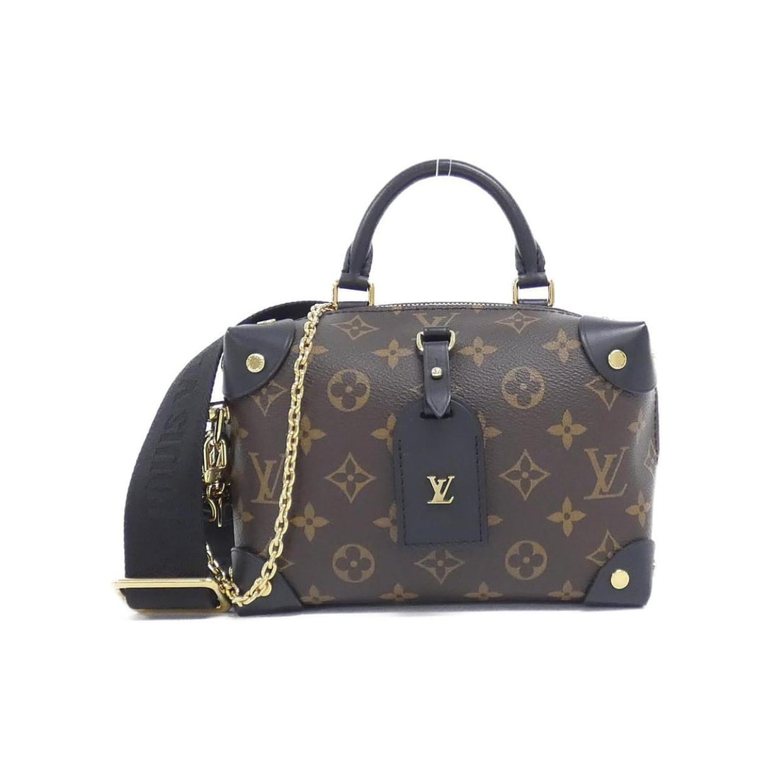 Louis Vuitton Monogram Petite Malle Souple M45571 Handbag: --- Catalog ---Category: SizeSize (HxWxD): 14cm x 20cm x 7cm / 5.51'' x 7.87'' x 2.75''Category: DesignType: HandbagColor: BrownGender: WomenMaterial: Coated canvas Category: GeneralMPN: M45571Brand: 