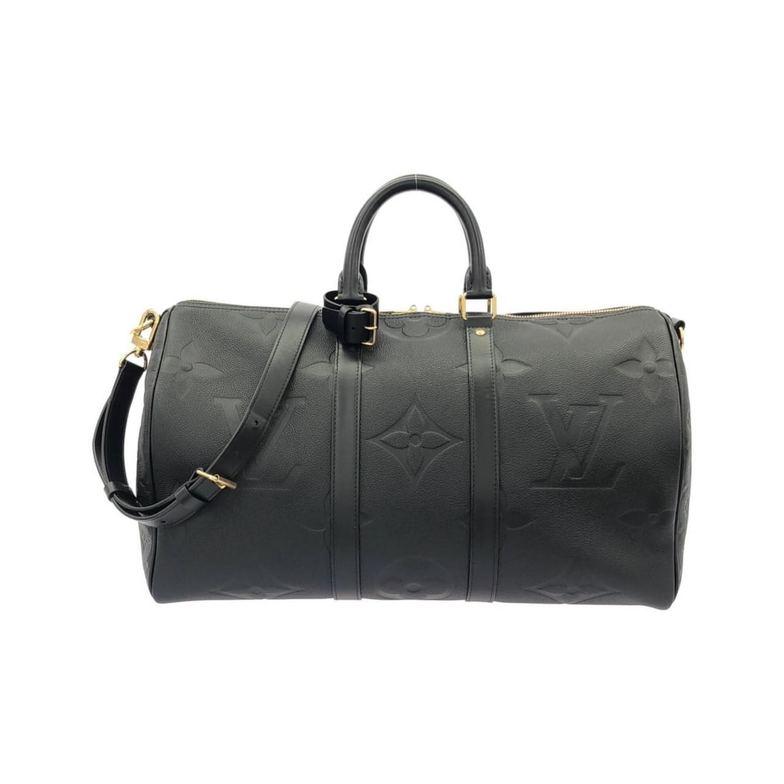 Louis Vuitton Monogram Empreinte Keepall Bandoulière 45cm M45532 Boston Bag: --- Catalog ---Category: SizeSize (HxWxD): 27cm x 47cm x 21cm / 10.62'' x 18.5'' x 8.26''Category: DesignType: Boston bagColor: Black, MonogramGender: WomenMaterial: Monogram Empreinte Category: Gener