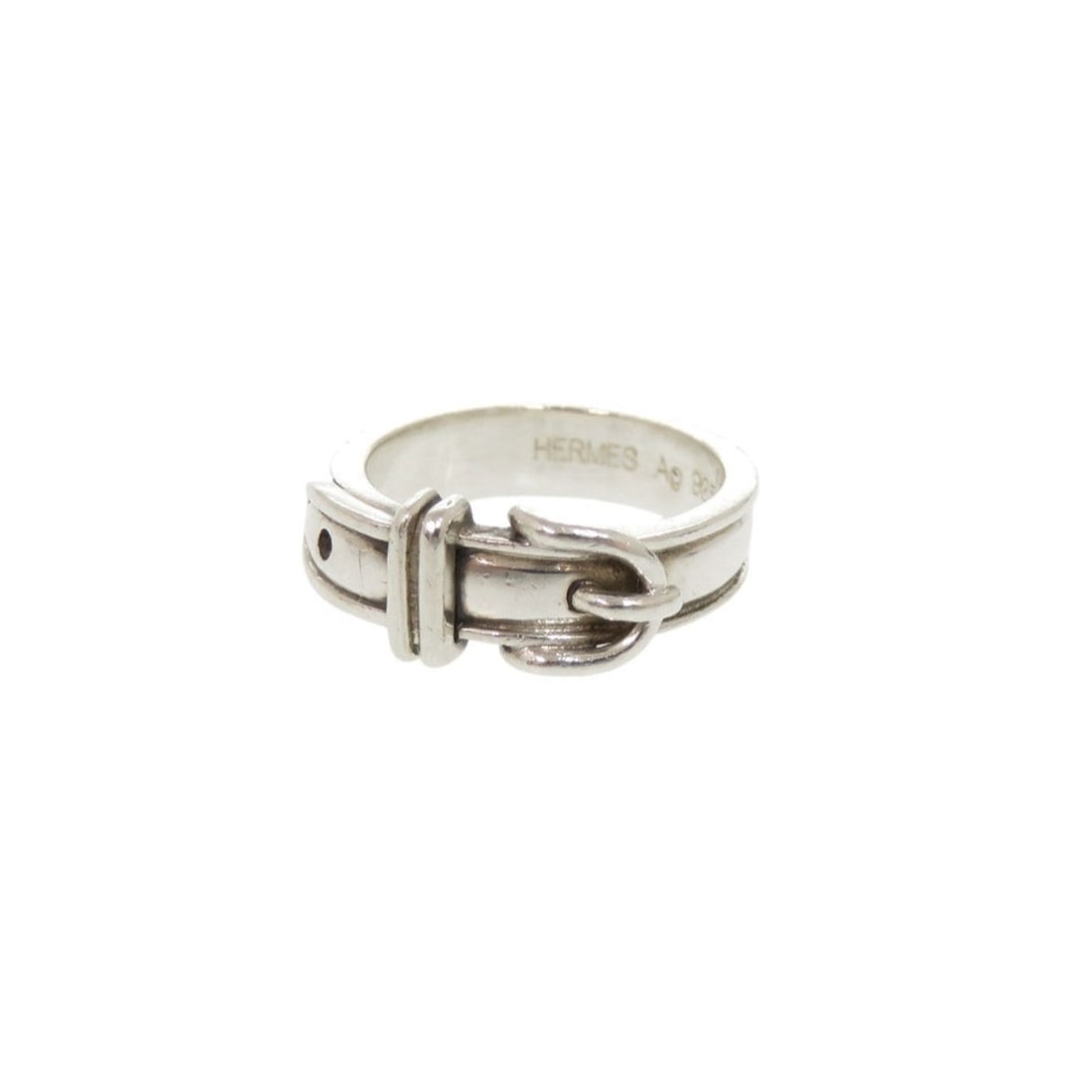 Hermes Ceinture #48 Sterling Silver 925 Ring 1968HERMES: --- Catalog ---Category: SizeUS Size: 4.5Brand Size: 48Category: DesignType: Band ringColor: SilverGender: WomenMaterial: Silver 925Category: GeneralBrand: Hermes--- Item List ---Section: ConditionRan
