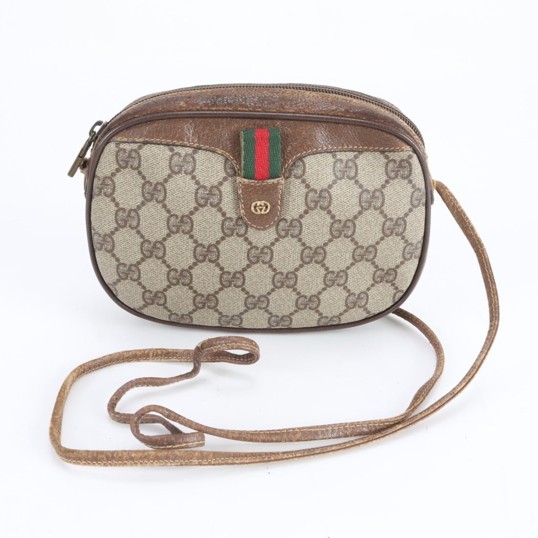 Vintage Old Gucci GG Supreme Sherry Line Leather Shoulder Bag, Crossbody Brown, Women's: --- Catalog ---Category: SizeSize (HxWxD): 14cm x 20cm x 5cm / 5.51'' x 7.87'' x 1.96''Category: DesignType: Shoulder bagColor: BeigeGender: WomenMaterial: Leather , Coated canvas Category: GeneralBra