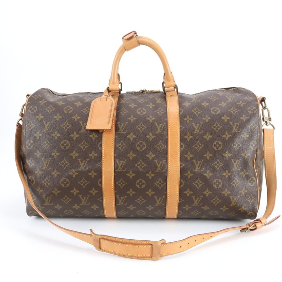 Louis Vuitton Monogram Keepall Bandoulière 50 M41416 2-Way Boston Handbag Crossbody Bag for Men (1 of 16)