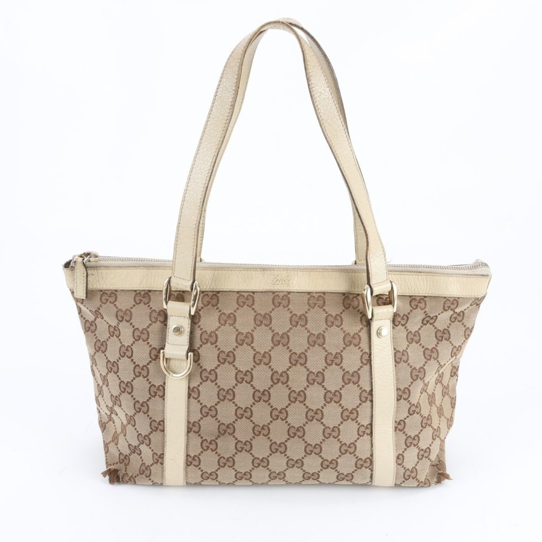Gucci GG Canvas Abbey 141470 Leather Tote Bag, Handbag, Shoulder Beige, Women's: --- Catalog ---Category: SizeSize (HxWxD): 20cm x 32cm x 12cm / 7.87'' x 12.59'' x 4.72''Category: DesignType: Handbag, Tote bagColor: Beige, IvoryGender: WomenMaterial: Leather , Canvas Category: Gen