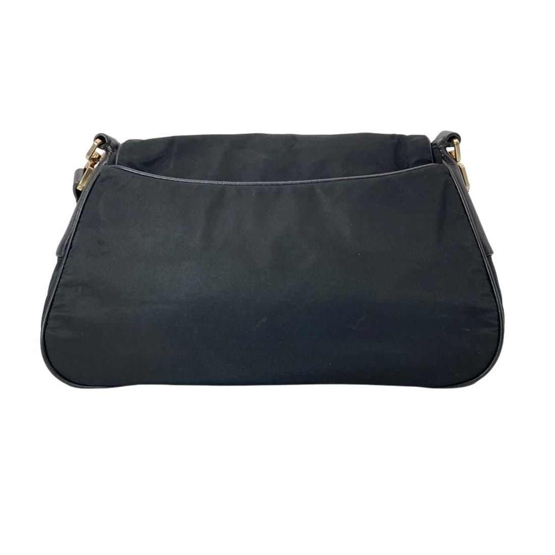 Prada shoulder bag, nylon, black. - 3