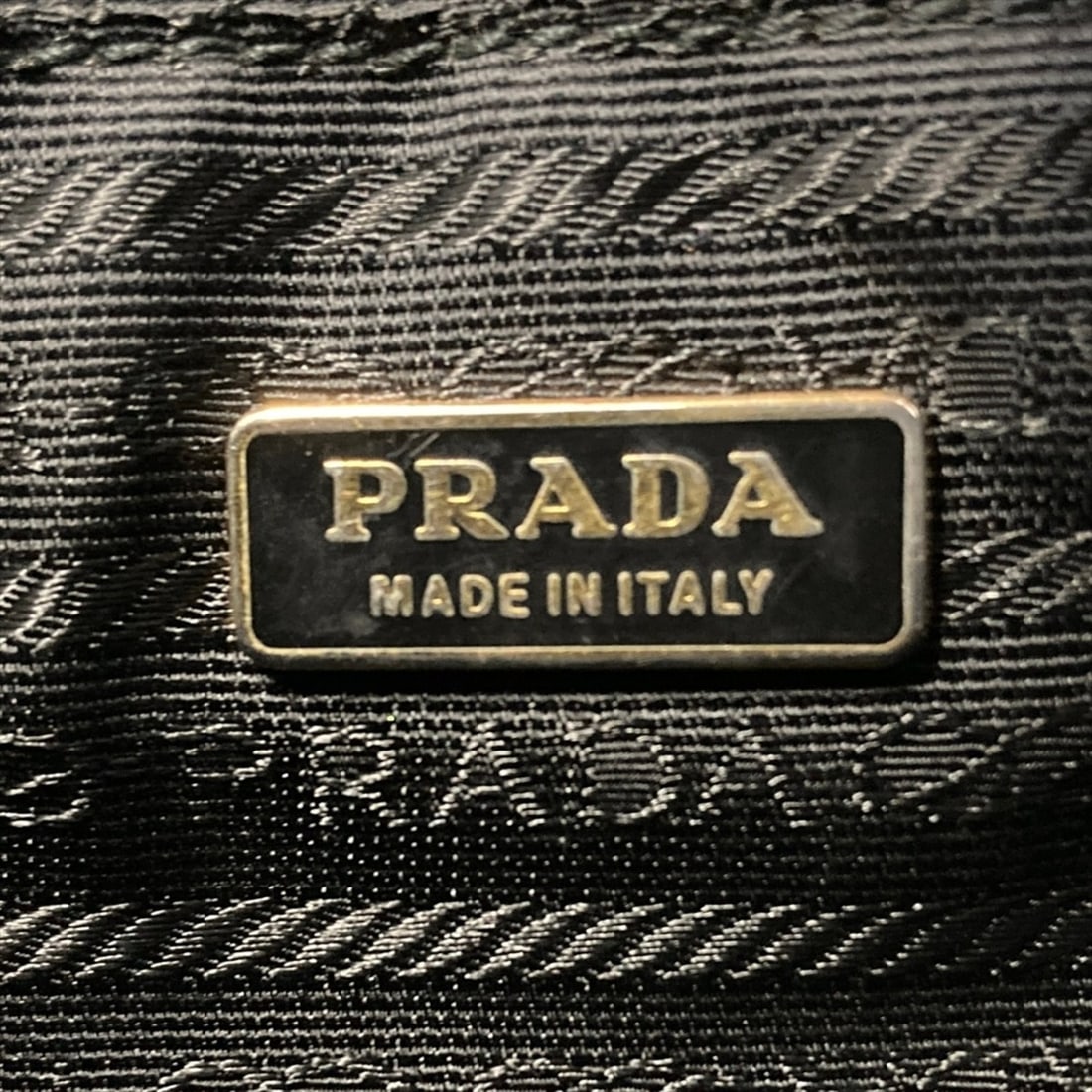 Prada shoulder bag, nylon, black. - 9