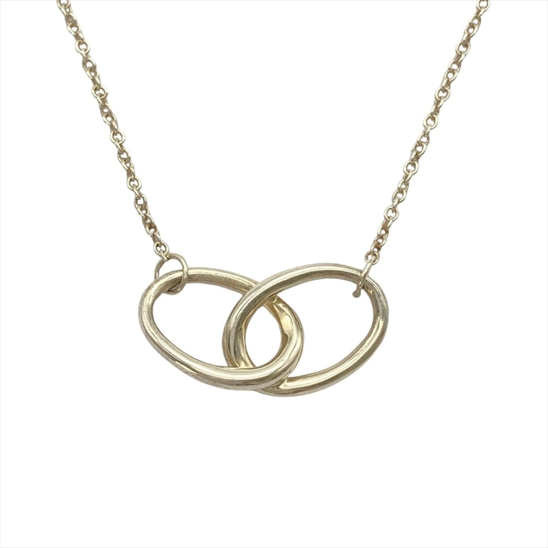 Tiffany & Co. Double Loop Necklace, SV925, 2.7g, Silver, by Elsa Peretti: --- Catalog ---Category: SizePendant Size: 10mm x 20mm / 0.39'' x 0.78''Neck Circumference: 42 cm / 16.53''Category: DesignColor: SilverGender: WomenMaterial: Silver 925Necklace Type: NecklaceCategory