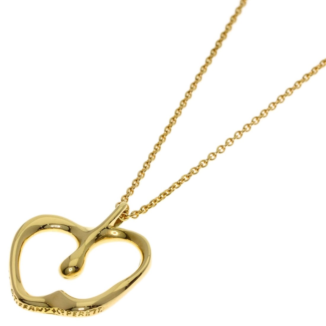 Tiffany & Co. Apple Necklace, 18K Yellow Gold, Women's.: --- Catalog ---Category: SizeNeck Circumference: 41 cm / 16.14''Category: DesignGender: WomenMaterial: Yellow gold (18K)Necklace Type: NecklaceCategory: GeneralBrand: Tiffany--- Item List ---Section: 