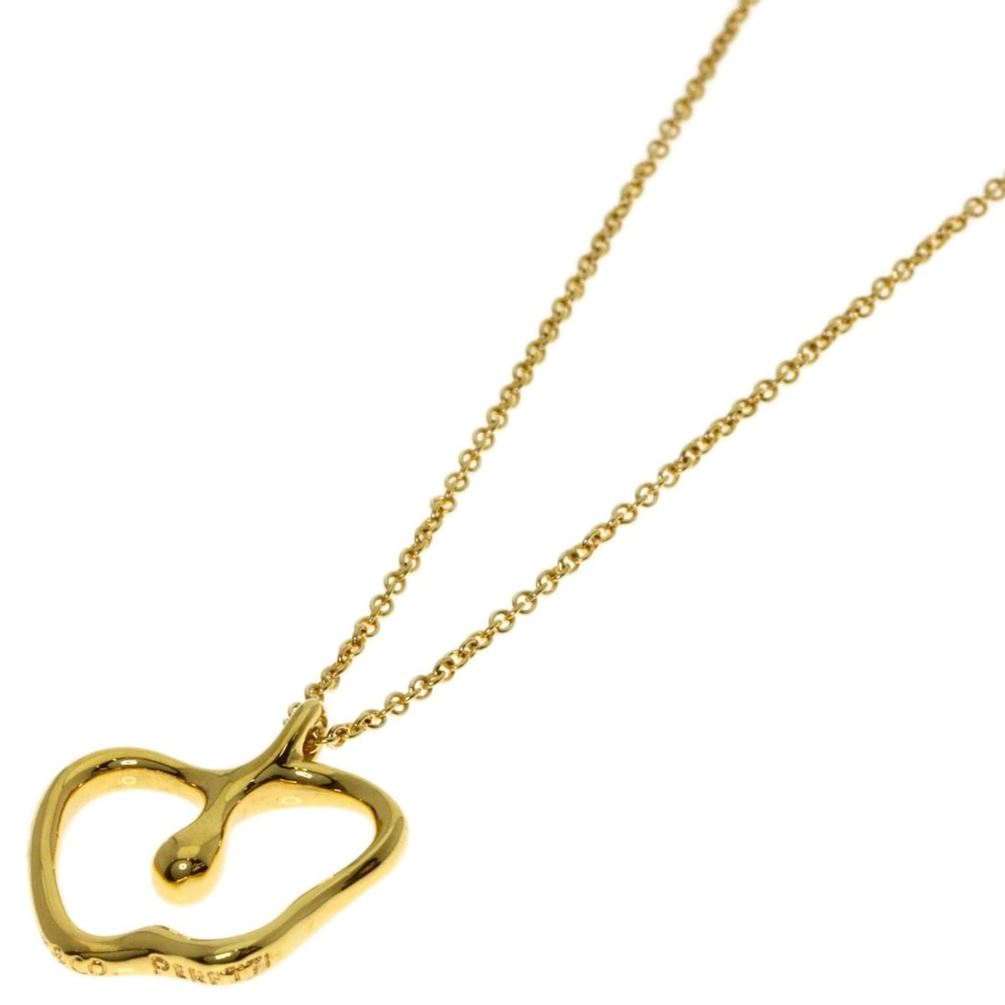 Tiffany & Co. Apple Necklace, 18K Yellow Gold, Women's.: --- Catalog ---Category: SizeNeck Circumference: 40 cm / 15.74''Category: DesignGender: WomenMaterial: Yellow gold (18K)Necklace Type: NecklaceCategory: GeneralBrand: Tiffany--- Item List ---Section: 