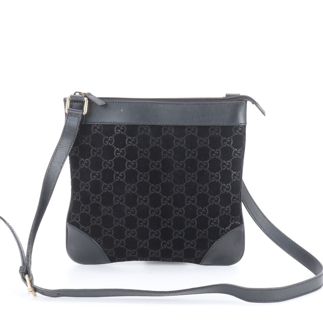 Gucci GG Suede 272396 Leather Shoulder Bag, Crossbody Handbag, Black, Women's: --- Catalog ---Category: SizeSize (HxWxD): 25cm x 24cm x 3cm / 9.84'' x 9.44'' x 1.18''Category: DesignType: Handbag, Shoulder bagColor: BlackGender: WomenMaterial: Leather Category: GeneralMPN: 27239
