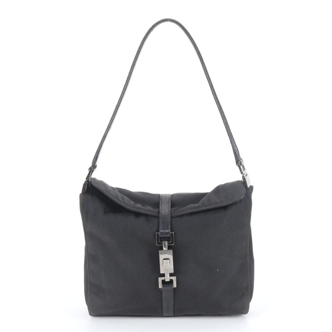 Gucci Jackie 001.3734 Leather Shoulder Bag, Handbag, Black, Brand Name, Women's: --- Catalog ---Category: SizeSize (HxWxD): 19cm x 22cm x 5cm / 7.48'' x 8.66'' x 1.96''Category: DesignType: Handbag, Shoulder bagColor: BlackGender: WomenMaterial: Leather , Canvas Category: GeneralM