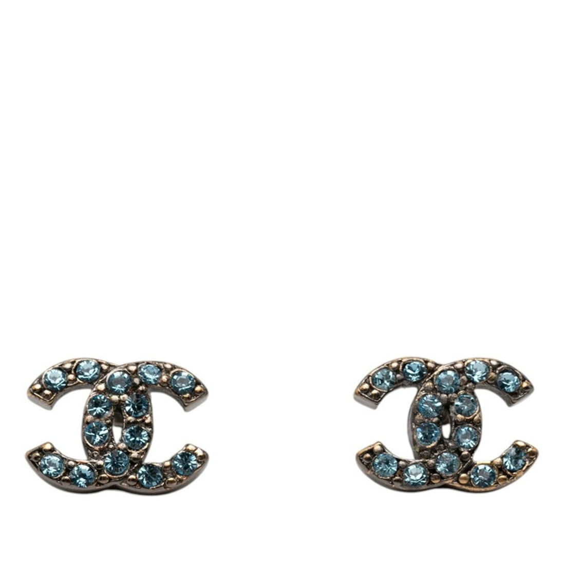 Chanel Coco Mark Stud Earrings 05A Silver Blue Metal Rhinestone Women's CHANEL: --- Catalog ---Category: SizeSize (HxWxD): 11.20mm x 15.00mm / 0.44'' x 0.59''Category: DesignType: Stud earringsColor: Blue, SilverGender: WomenMaterial: Metal, RhinestoneCategory: GeneralBrand: Chan