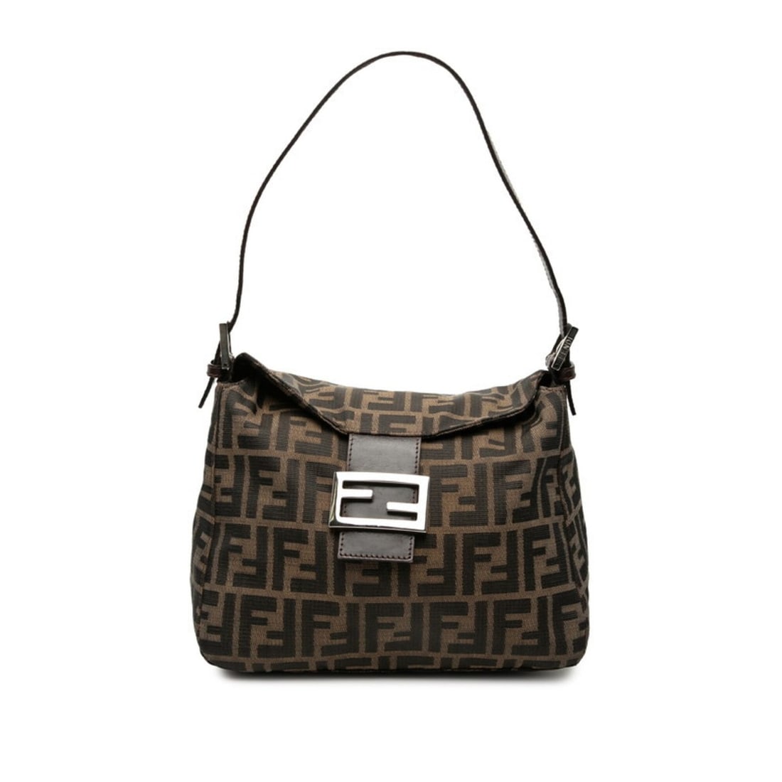 Fendi Zucca Mamma Baguette Handbag One-Shoulder Bag Brown Canvas Leather Women's FENDI: --- Catalog ---Category: SizeSize (HxWxD): 18cm x 25cm x 13cm / 7.08'' x 9.84'' x 5.11''Category: DesignType: Handbag, Shoulder bagColor: BrownGender: WomenMaterial: Canvas , Leather Category: General
