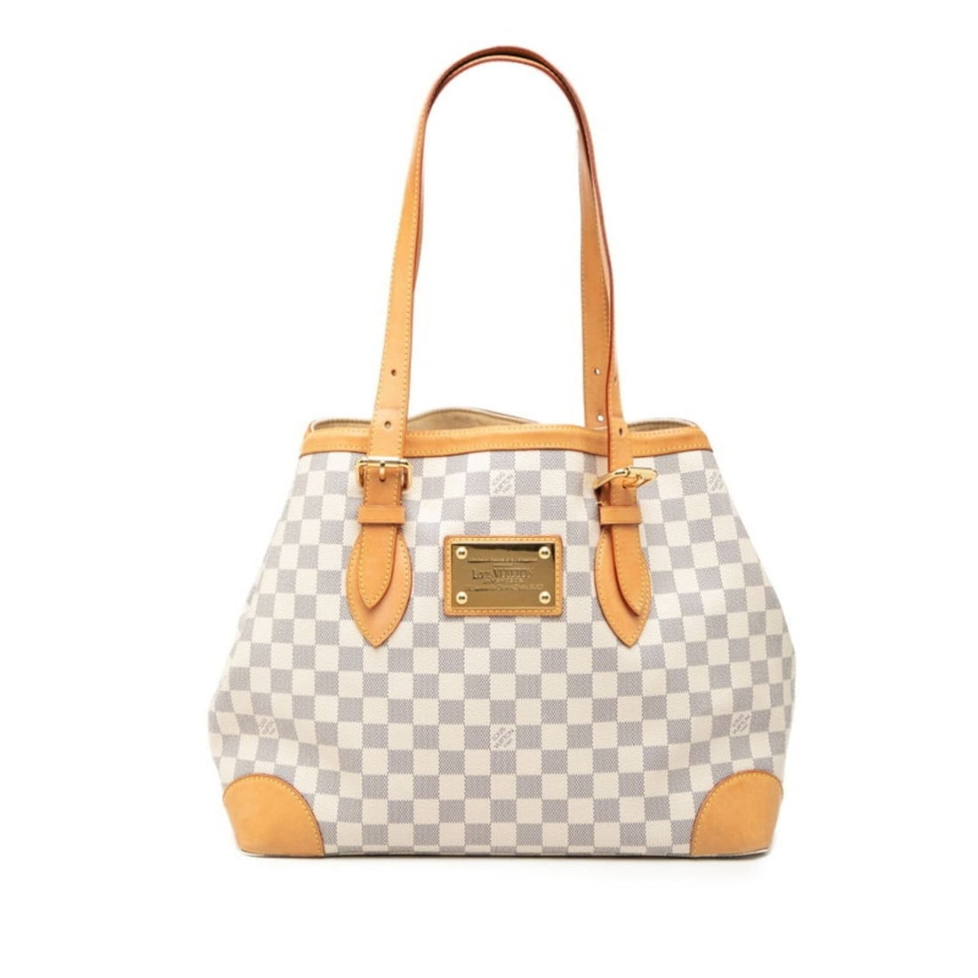 Louis Vuitton Damier Azur Hampstead MM Shoulder Bag Tote N51206 White Leather Women's LOUIS VUITTON: --- Catalog ---Category: SizeSize (HxWxD): 29cm x 39cm x 16.5cm / 11.41'' x 15.35'' x 6.49''Category: DesignType: Shoulder bag, Tote bagColor: WhiteGender: WomenMaterial: PVC , Leather Category: Gener
