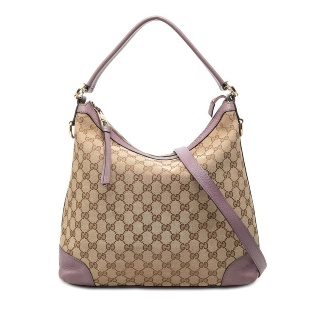 Gucci GG Canvas Handbag Shoulder Bag 2WAY 326514 Beige Purple Leather Women's GUCCI: --- Catalog ---Category: SizeSize (HxWxD): 28cm x 32cm x 12cm / 11.02'' x 12.59'' x 4.72''Category: DesignType: Handbag, Shoulder bagColor: Beige, PurpleGender: WomenMaterial: Canvas , Leather Categor