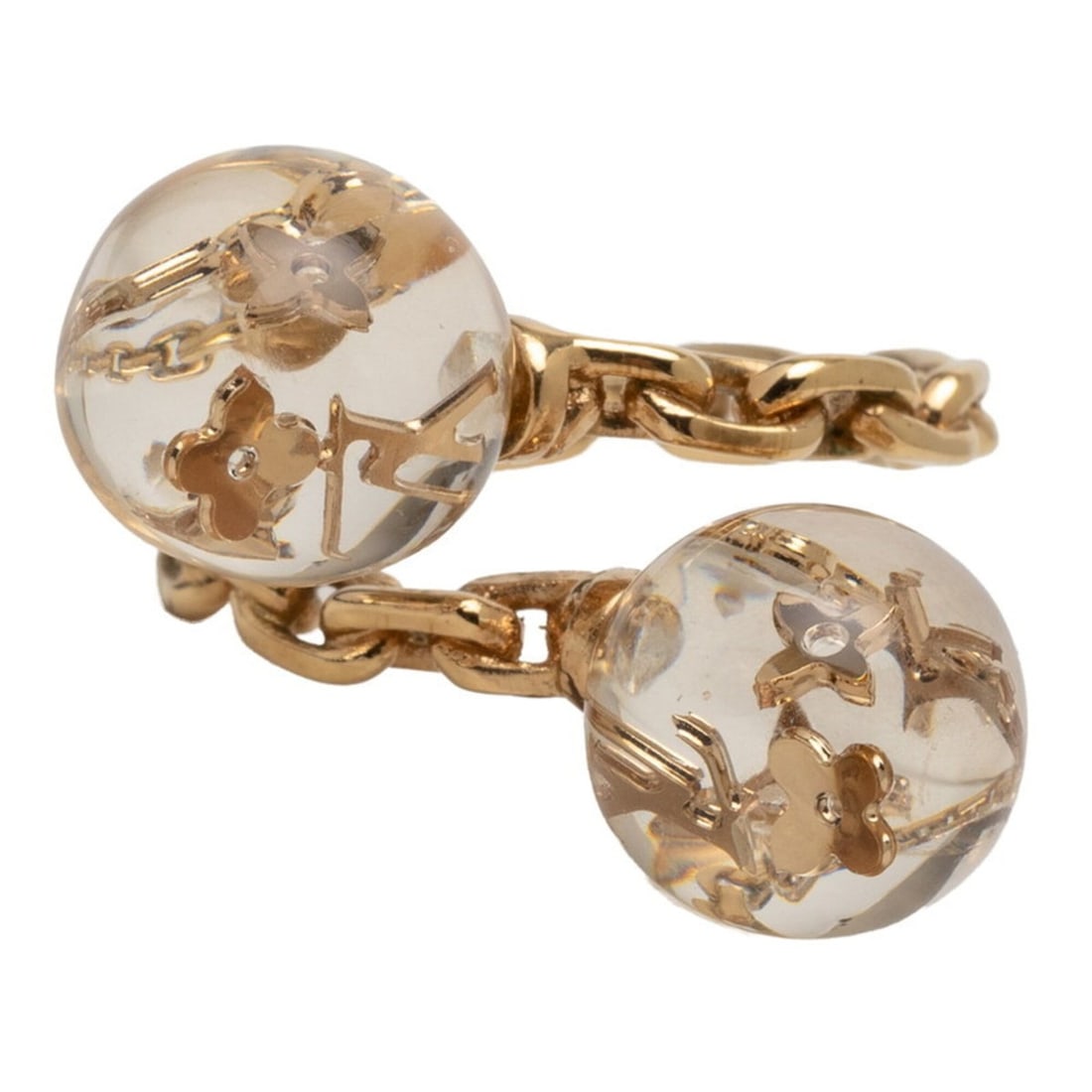 Louis Vuitton Bague Vert Inclusion Fawn Ring, M65539, Gold Plated Resin, Women's LOUIS VUITTON: --- Catalog ---Category: SizeJP Size: 9US Size: 5Category: DesignType: Band ringColor: GoldGender: WomenMaterial: Gold plating, ResinCategory: GeneralMPN: M65539Brand: Louis Vuitton--- Item List ---Se