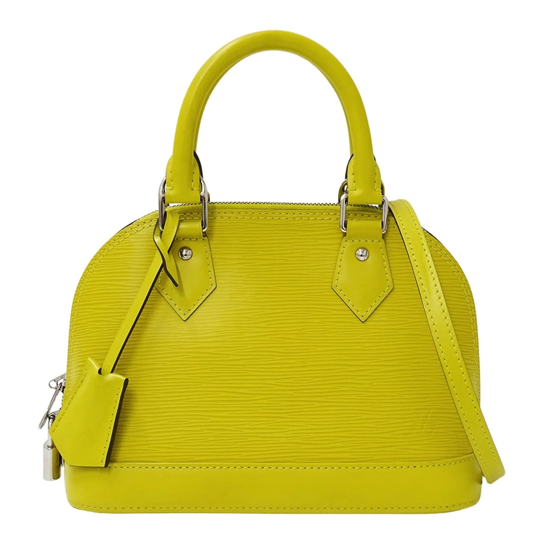 Louis Vuitton LOUIS VUITTON Handbag, Epi Leather, Women's, Brand, Handbag/Shoulder Bag, 2-way, Alma: --- Catalog ---Category: SizeSize (HxWxD): 17cm x 23cm x 11.5cm / 6.69'' x 9.05'' x 4.52''Category: DesignType: Handbag, Shoulder bagColor: Pistache, YellowGender: WomenMaterial: Epi leather Category: