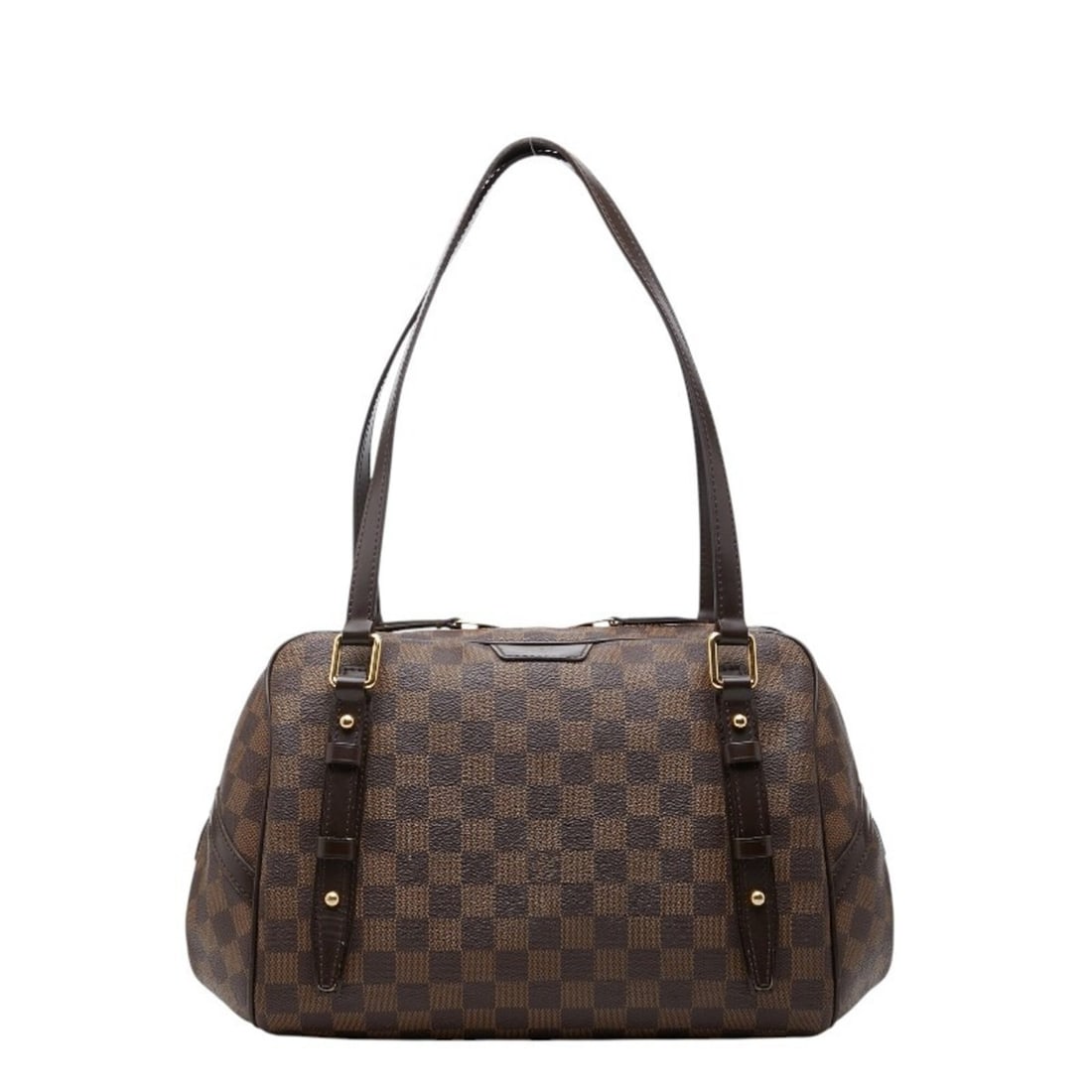 Louis Vuitton Damier Rivington PM Shoulder Bag N41157 Brown Leather Women's LOUIS VUITTON: --- Catalog ---Category: SizeSize (HxWxD): 20cm x 30cm x 16cm / 7.87'' x 11.81'' x 6.29''Category: DesignType: Shoulder bagColor: BrownGender: WomenMaterial: PVC , Leather Category: GeneralLine: Damie