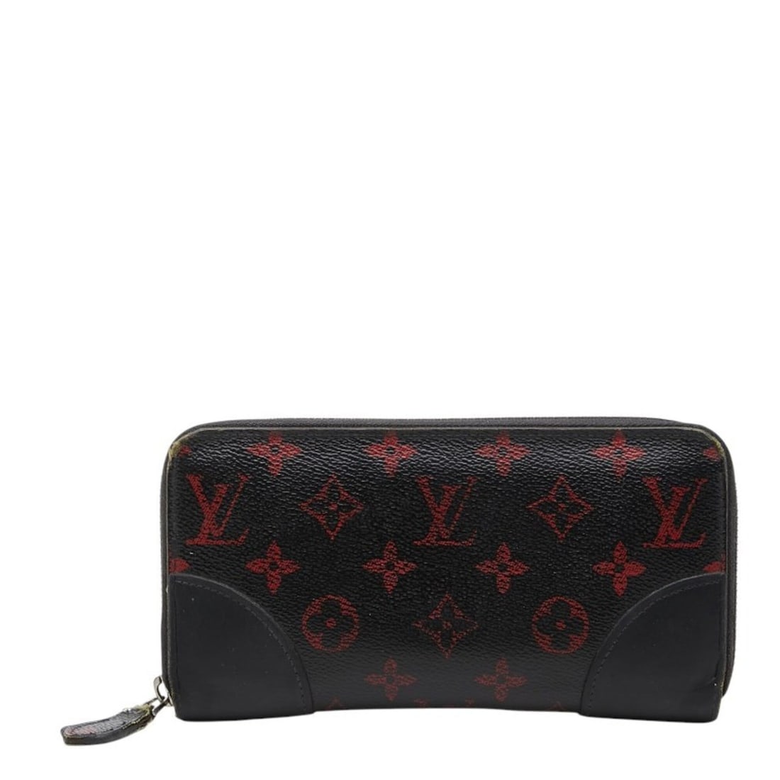 Louis Vuitton Monogram Rouge Zippy Wallet Long M60974 Black Red Leather Women's LOUIS VUITTON: --- Catalog ---Category: SizeSize (HxWxD): 10.5cm x 19.5cm x 2.5cm / 4.13'' x 7.67'' x 0.98''Category: DesignType: Long wallet (bi-fold)Color: Black, Red colorGender: WomenMaterial: PVC , Leather Cate