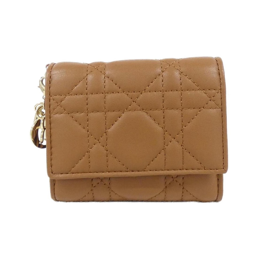 Christian Dior Lady Lotus Wallet S0181ONMJ: --- Catalog ---Category: SizeSize (HxWxD): 8.5cm x 10cm x 2cm / 3.34'' x 3.93'' x 0.78''Category: DesignColor: BrownGender: WomenMaterial: Leather Category: GeneralMPN: S0181ONMJBrand: Christian Dior-