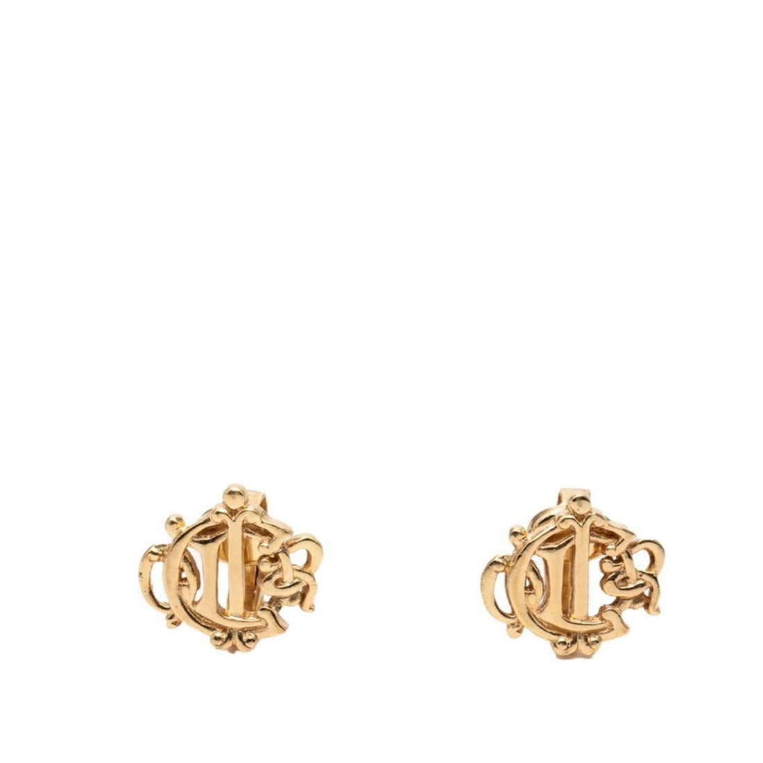 Christian Dior Dior CD Logo Earrings, Gold Plated, Women's: --- Catalog ---Category: SizeSize (HxWxD): 16.40mm x 17.50mm / 0.65'' x 0.69''Category: DesignType: Clip earringsColor: GoldGender: WomenCategory: GeneralBrand: Christian Dior--- Item List ---Section: