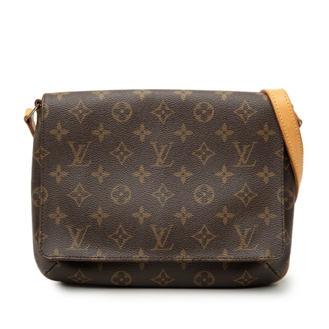 Louis Vuitton Monogram Musette Tango Short Shoulder Bag M51257 Brown Leather Women's LOUIS VUITTON: --- Catalog ---Category: SizeSize (HxWxD): 20cm x 26cm x 4cm / 7.87'' x 10.23'' x 1.57''Category: DesignType: Shoulder bagColor: BrownGender: WomenMaterial: PVC , Leather Category: GeneralMPN: M51257B