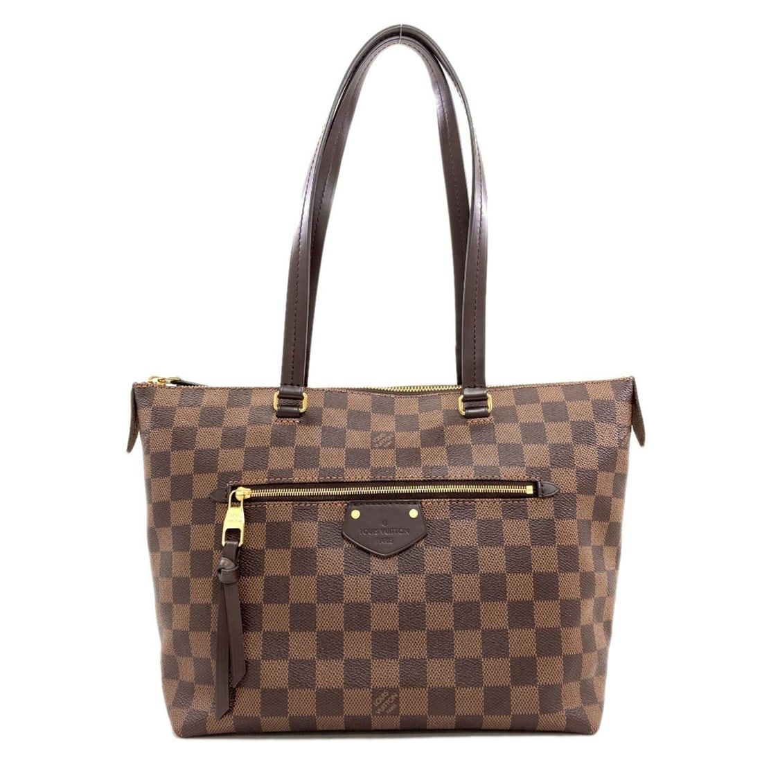 Louis Vuitton N41012 Iena PM Tote Bag, Damier Canvas, Women's LOUIS VUITTON: --- Catalog ---Category: SizeSize (HxWxD): 24cm x 35cm x 14cm / 9.44'' x 13.77'' x 5.51''Category: DesignType: Tote bagColor: Brown, EbeneGender: WomenMaterial: Damier Canvas Category: GeneralMPN: N41