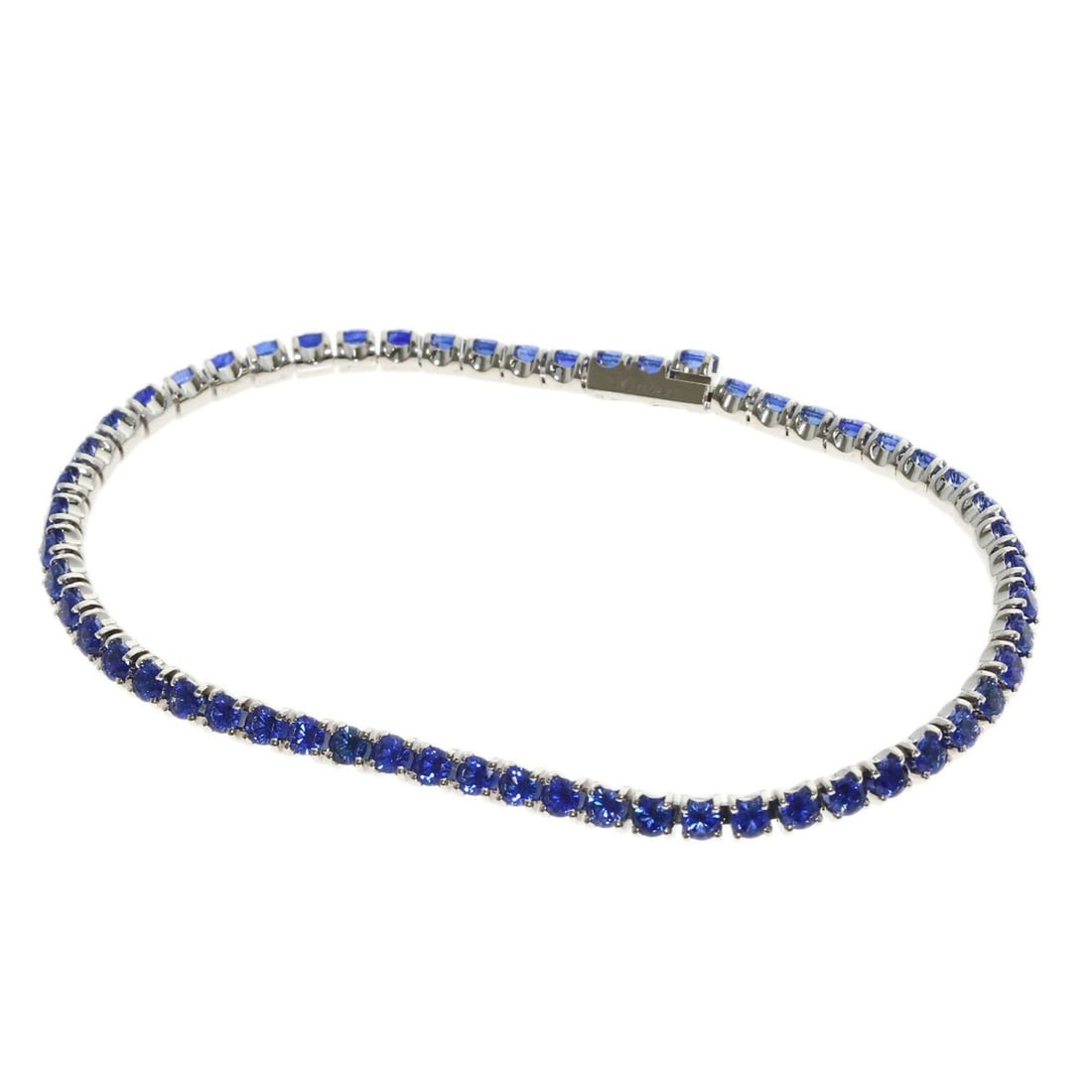 Cartier Essential Line Sapphire Bracelet 18K White Gold Women's CARTIER (1 of 12)