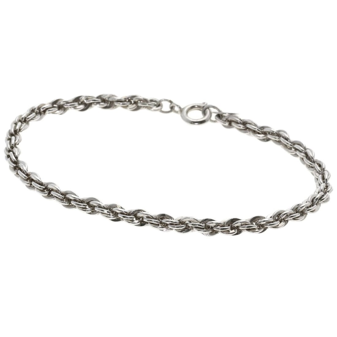 Tiffany & Co. Screw Twist Bracelet, Silver, Women's.: --- Catalog ---Category: SizeLength: 18cm / 7.08''Category: DesignType: Charm braceletColor: SilverGender: WomenMaterial: SilverCategory: GeneralBrand: Tiffany--- Item List ---Section: ConditionRankin
