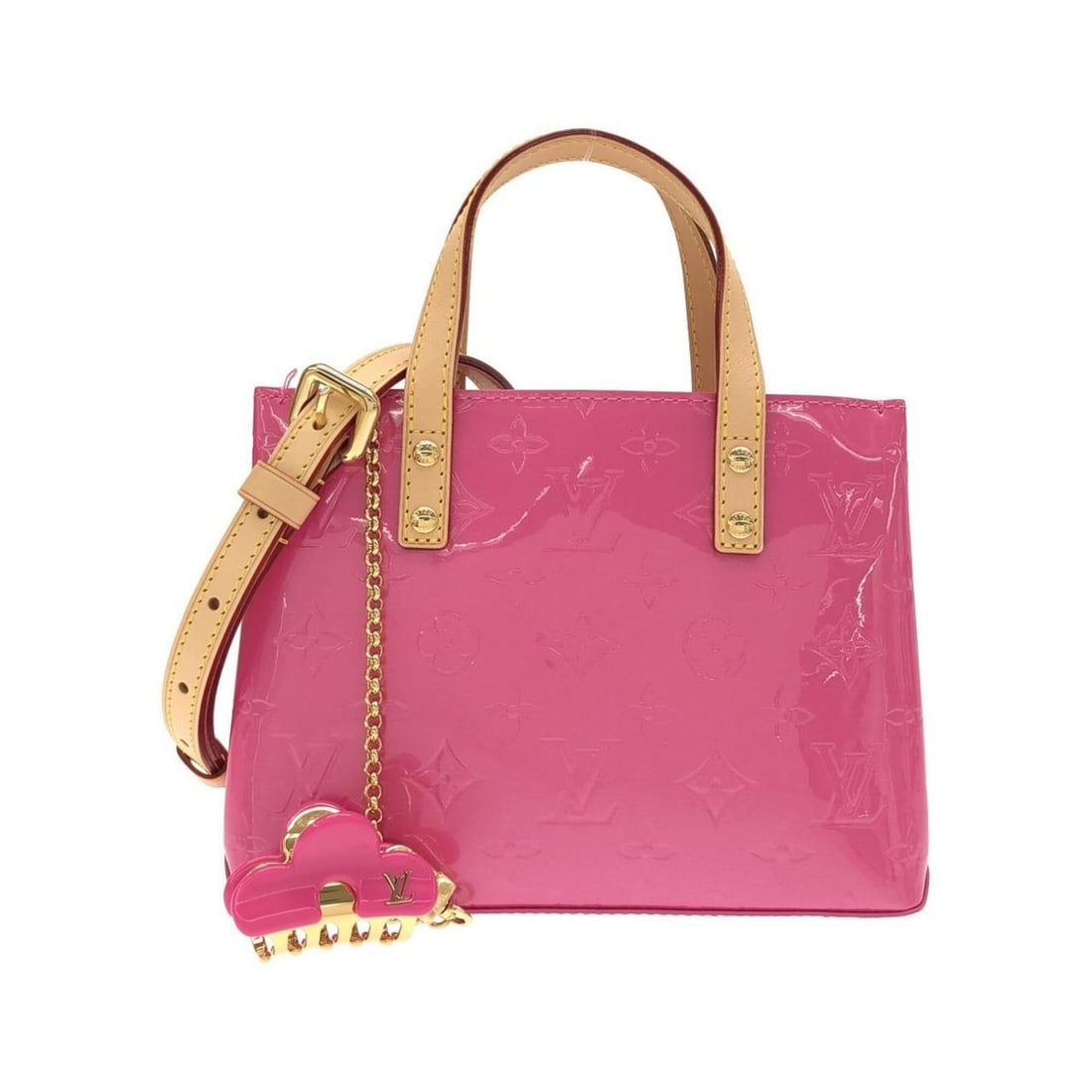 Louis Vuitton LV Remix (Vernis) Lead PM M24028 Handbag: --- Catalog ---Category: SizeSize (HxWxD): 15cm x 21cm x 9.5cm / 5.9'' x 8.26'' x 3.74''Category: DesignType: HandbagColor: PinkGender: Women,MenMaterial: Leather Hardware Color: GoldLeather/Fur Type: