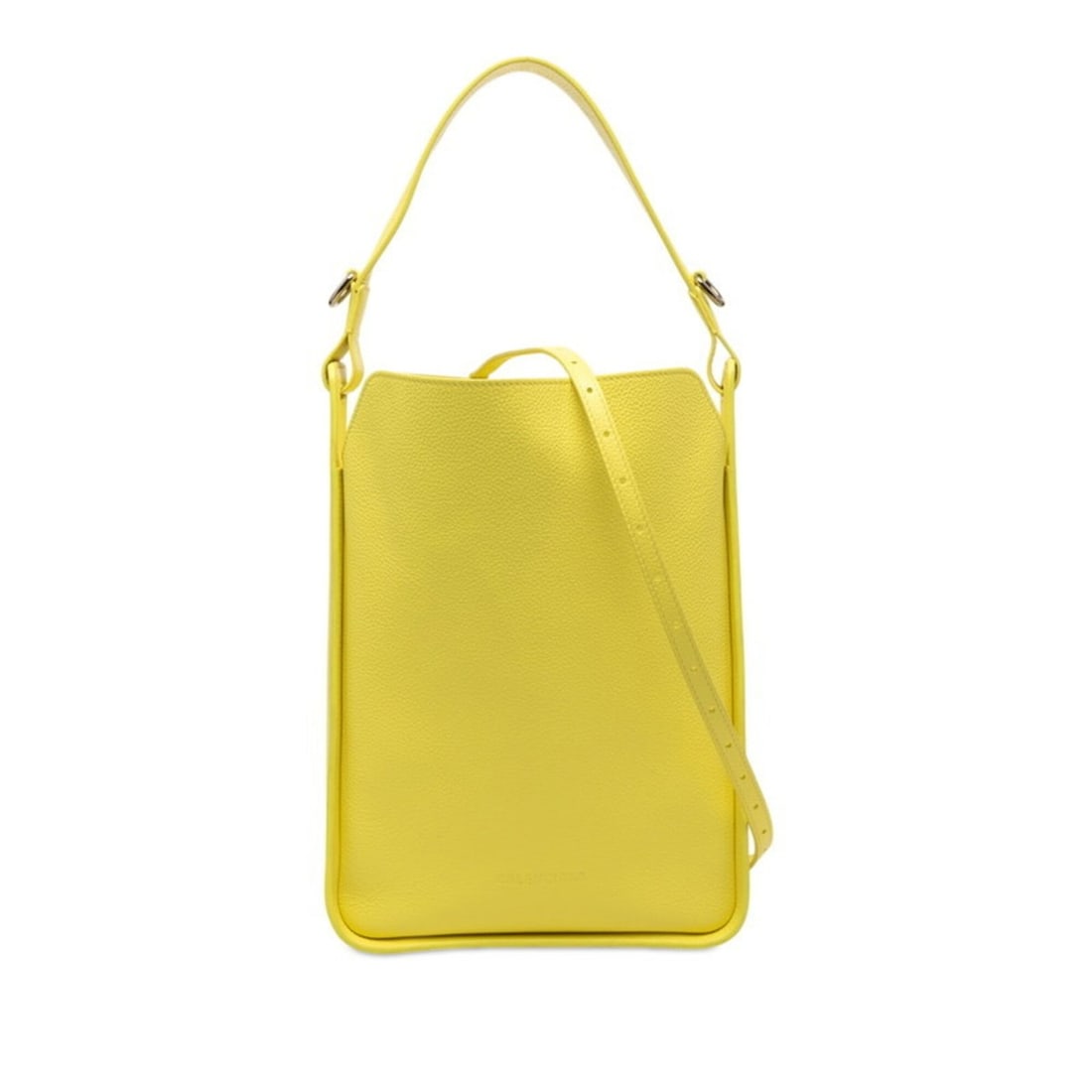Balenciaga North-South Tote Bag Shoulder 2WAY 659920 Yellow Leather Women's BALENCIAGA: --- Catalog ---Category: SizeSize (HxWxD): 30cm x 22cm x 11cm / 11.81'' x 8.66'' x 4.33''Category: DesignType: Pouch, Shoulder bag, Tote bagColor: YellowGender: WomenMaterial: Leather Category: