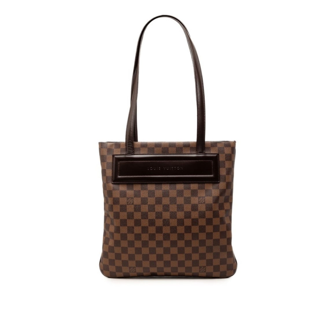 Louis Vuitton Damier Clifton Tote Bag Shoulder N51149 Brown Leather Women's LOUIS VUITTON: --- Catalog ---Category: SizeSize (HxWxD): 34cm x 34cm x 2cm / 13.38'' x 13.38'' x 0.78''Category: DesignType: Shoulder bag, Tote bagColor: BrownGender: WomenMaterial: PVC , Leather Category: GeneralM