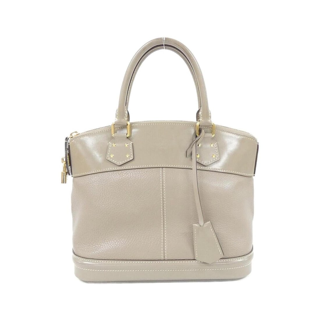 Louis Vuitton Suhali Lockit PM M91790 Handbag: --- Catalog ---Category: SizeSize (HxWxD): 25cm x 28cm x 15cm / 9.84'' x 11.02'' x 5.9''Category: DesignType: HandbagColor: GrayGender: Women,MenMaterial: Leather Hardware Color: GoldCategory: General